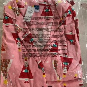 Old Navy Pink Flannel Pajama Set